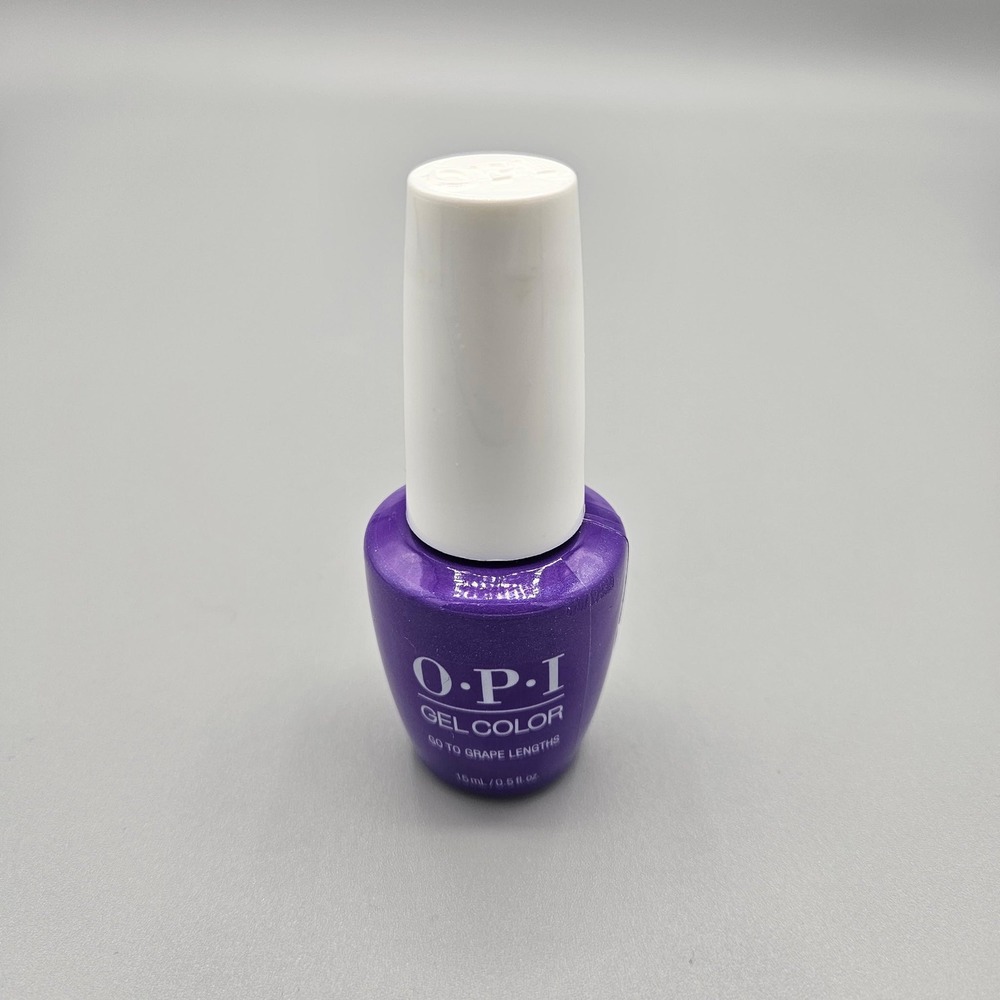 OPI GelColor Go to Grape Lengths Purple‎ Shimmer Gel Nail Polish GCB005 0.5oz